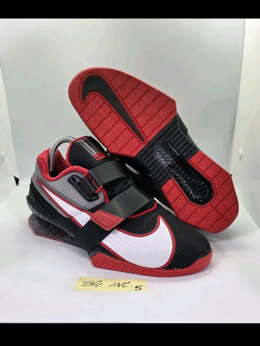 Nike Romaleos 4 Weightlifting Black/Red Men's sz 8.5 / Wmn sz 10 NEW CD3463-003